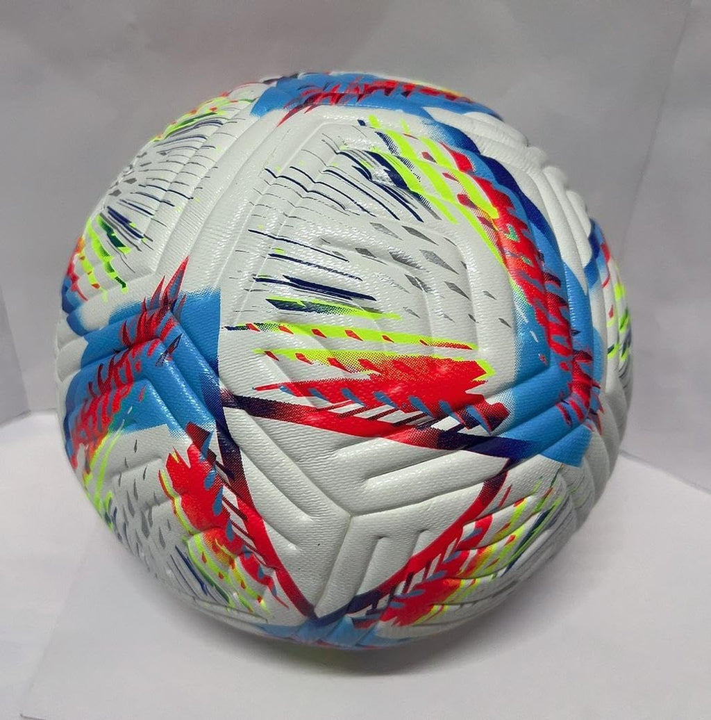 World Cup Quality League Quality Soccer Ball Size 5 Thermally Bonded Match Ball - Official Match Weight- Professional High Grade PU Leather- Pelota De Futbol