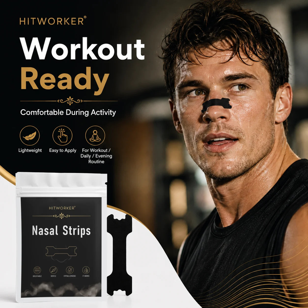 Portable Black Nose Strips 10/30 Counts, Travel Size for Daily Household