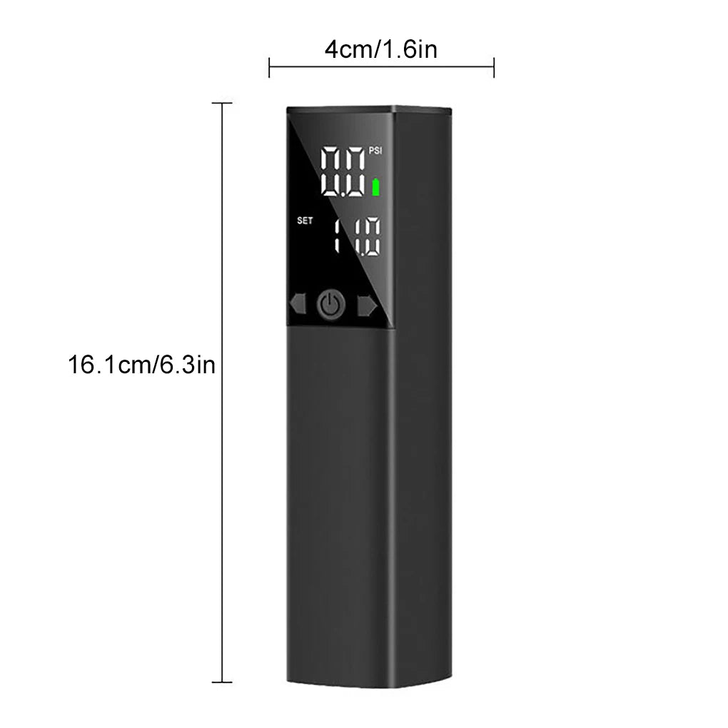Portable Air Pump Electric Ball Pump Soccer Ball Pump Fast Inflation with Precise Pressure Gauge LCD Display Football Basketball