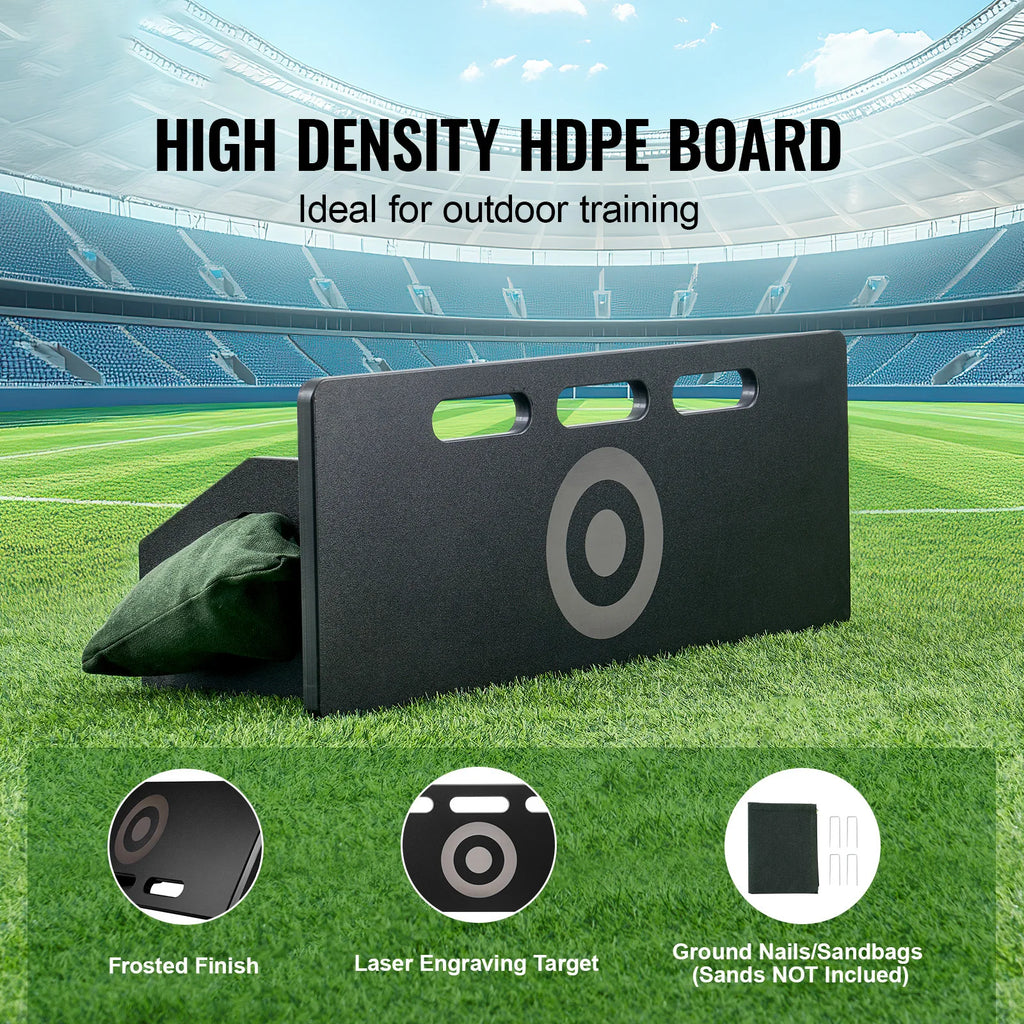 Portable Soccer Rebounder Board Foldable HDPE Kickback Wall