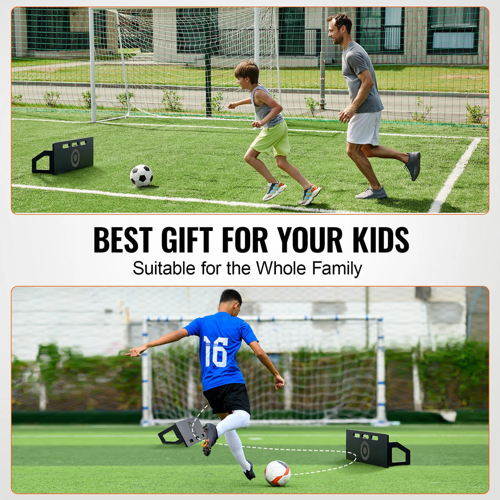 Portable Soccer Rebounder Board Foldable HDPE Kickback Wall