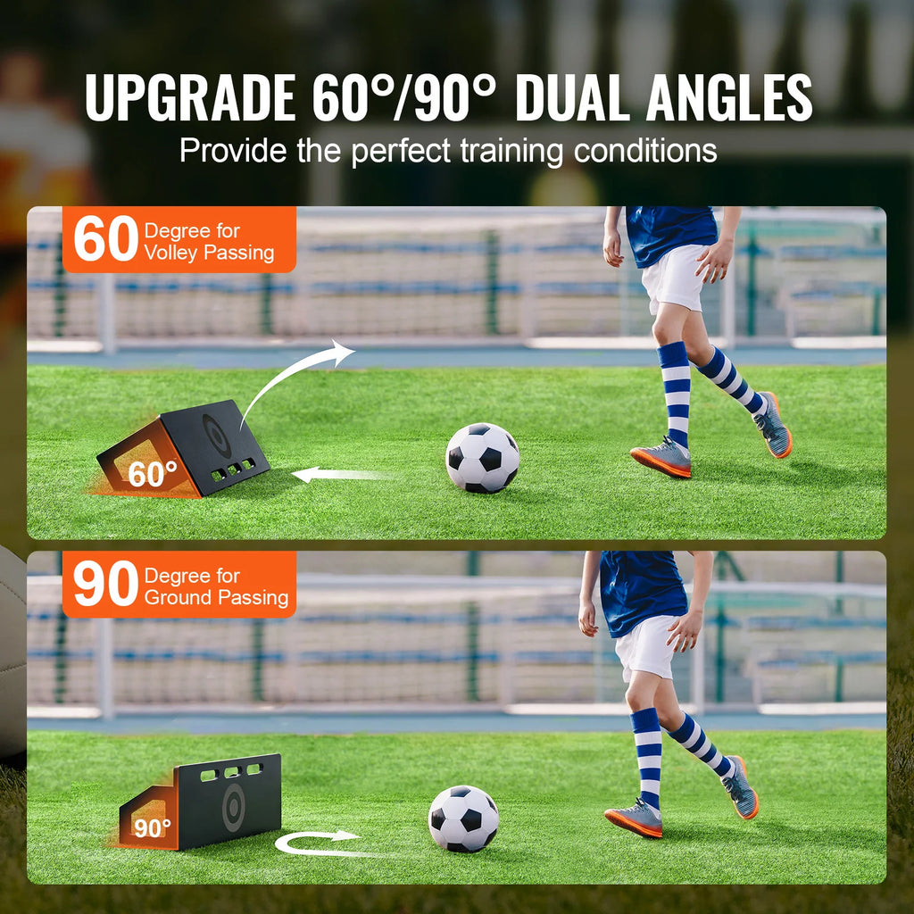 Portable Soccer Rebounder Board Foldable HDPE Kickback Wall