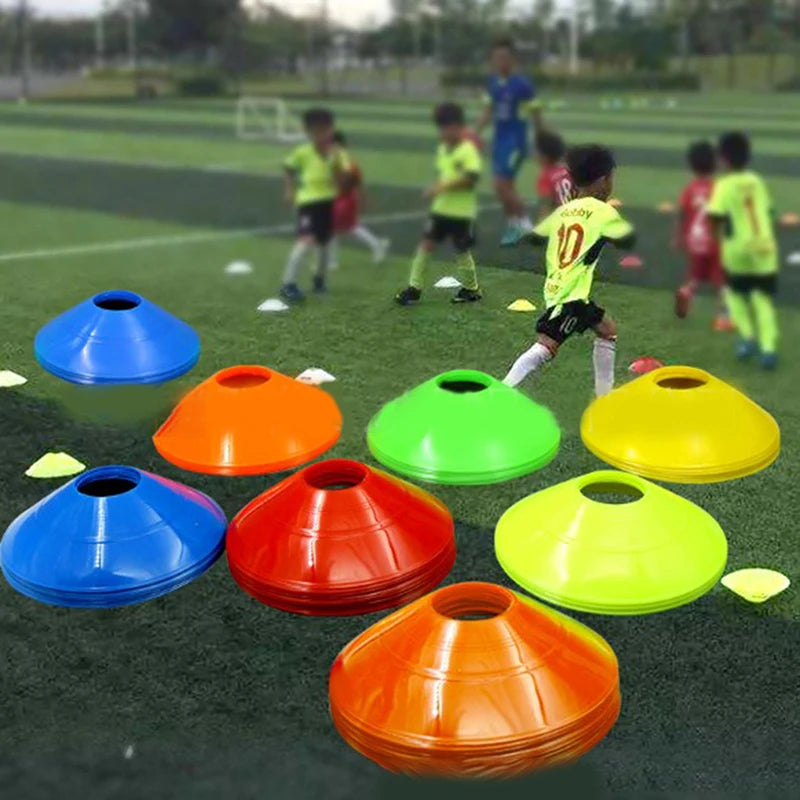 12-Piece PE Agility Disc Cones Set Sports Training Equipment