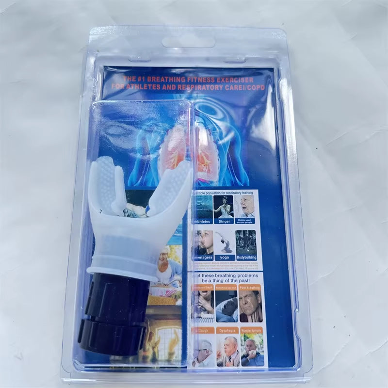 Wholesale ABS Silicone Sports Exercise Trainer Breath-Resistance Lung Exerciser Breathing Exercise Device Sports Entertainment