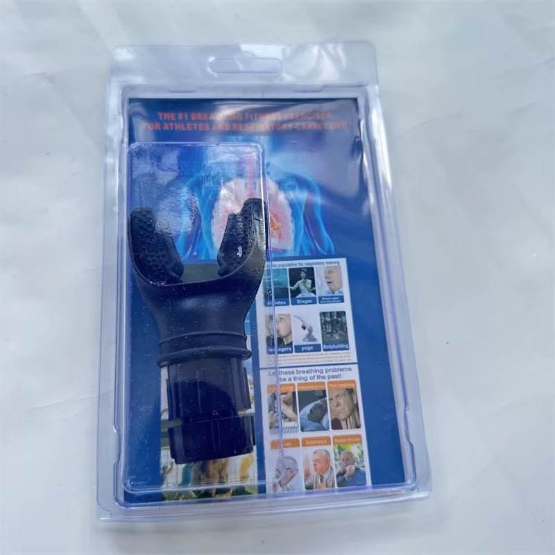 Wholesale ABS Silicone Sports Exercise Trainer Breath-Resistance Lung Exerciser Breathing Exercise Device Sports Entertainment
