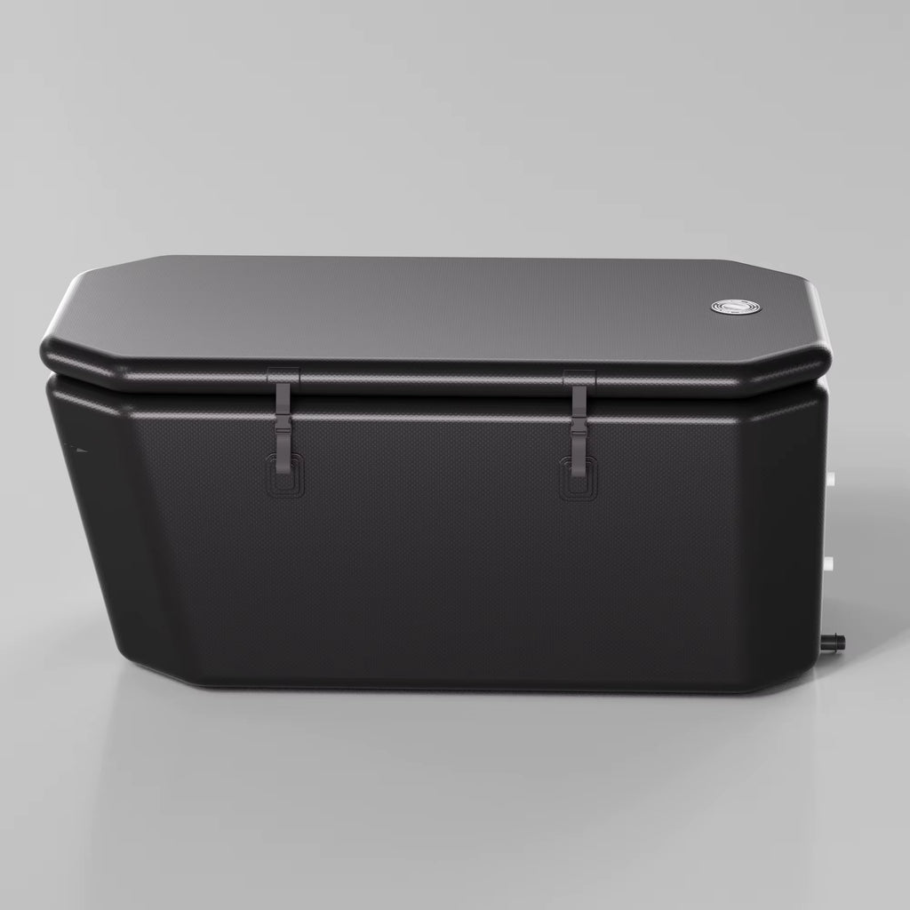 Cold Plunge Set Portable Angled Ice Bath Tubs with Water Chiller for Cryotherapy Fitness Recovery